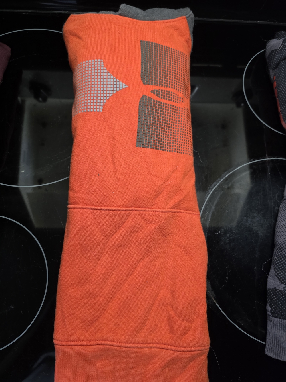 Boys Under Armour Orange Hoodie
